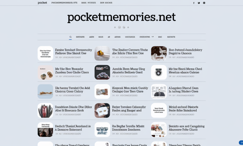 the blog pocketmemoriesnet site